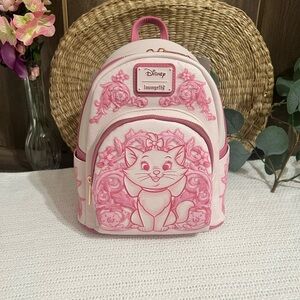 NWT Loungefly Disney the Aristocats Marie Pink Mini Backpack